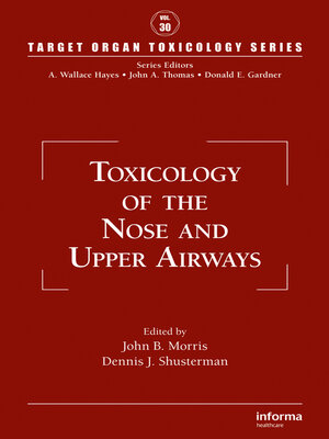 cover image of Toxicology of the Nose and Upper Airways